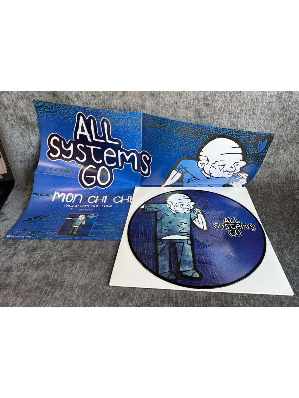 All Systems‎ Go Mon Chi Chi 12 Vinyl LP Picture Disc Boss Tuneage Punk Rock